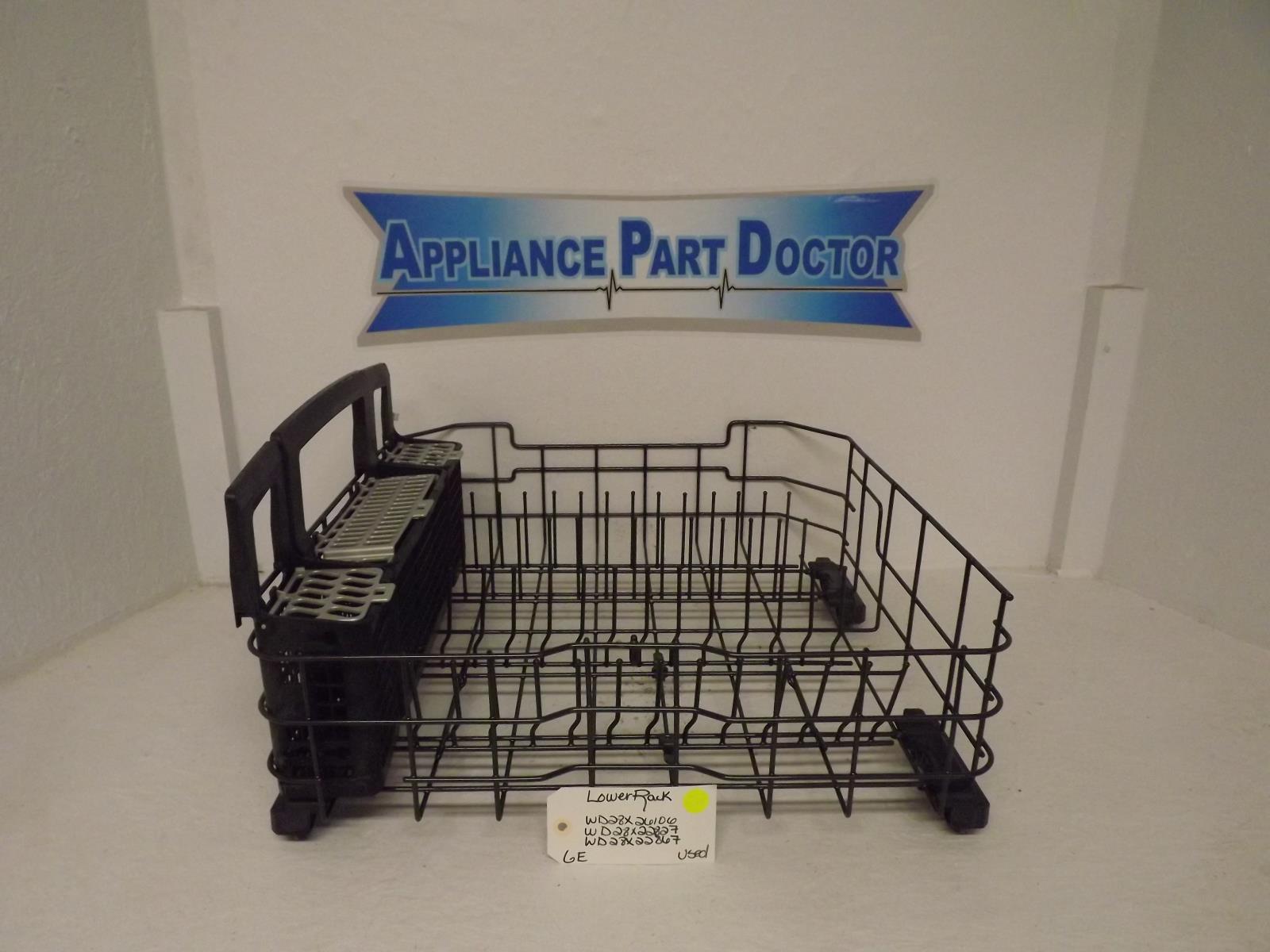 GE Dishwasher WD28X26106 WD28X22827 WD28X22867 Lower Rack Used GE Dishwasher WD28X26106 WD28X22827 WD28X22867 Lower Rack Used